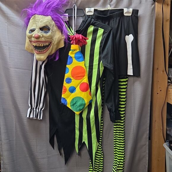 Adult clown Halloween costume size medium - Picture 1 of 11